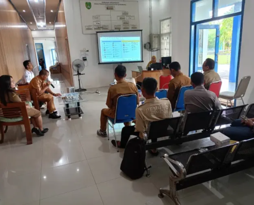 rapat dinas perikanan tentang persiapan survei knmp