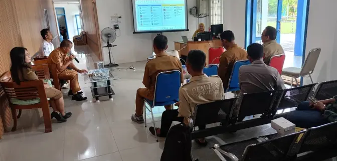 rapat dinas perikanan tentang persiapan survei knmp