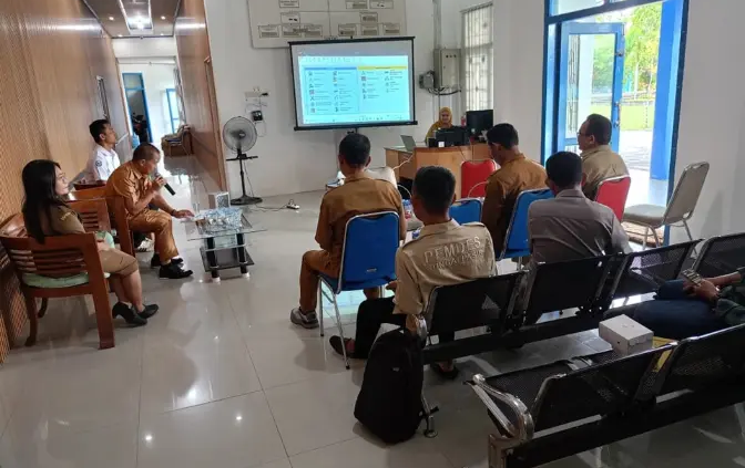 rapat dinas perikanan tentang persiapan survei knmp