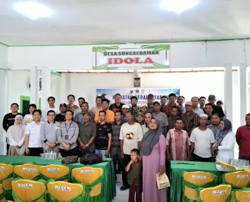 gerai layanan penerbitan nib nelayan sungai damar