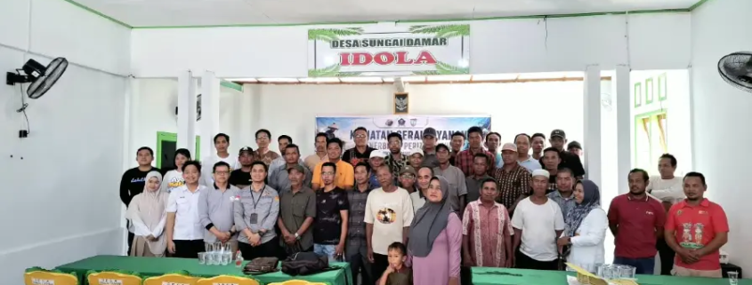 gerai layanan penerbitan nib nelayan sungai damar