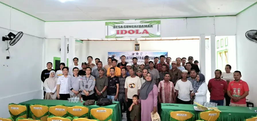 gerai layanan penerbitan nib nelayan sungai damar